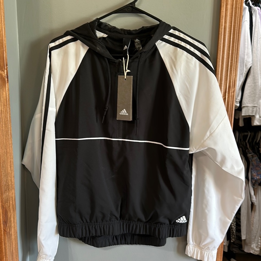 adidas wind breaker zip up!